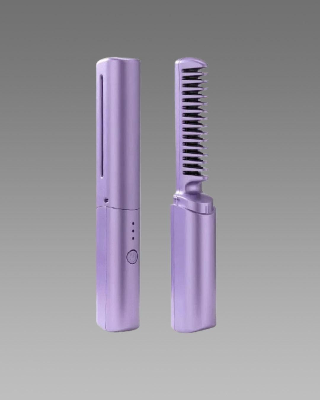 Meneflix Portable Mini Cordless & Rechargeable Hair Straightener – Travel-Friendly