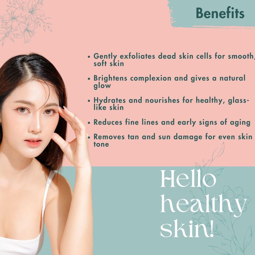 Trovieza Korean Rice Water Face & Body Scrub – Brightening, De-Tan & Anti-Aging (100g)