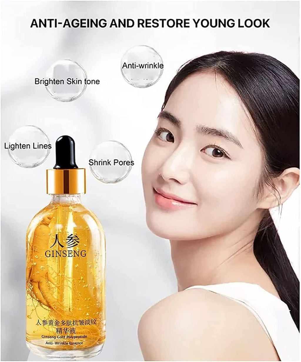 Ginseng Gold Polypeptide Anti-Ageing Serum for Youthful & Radiant Skin