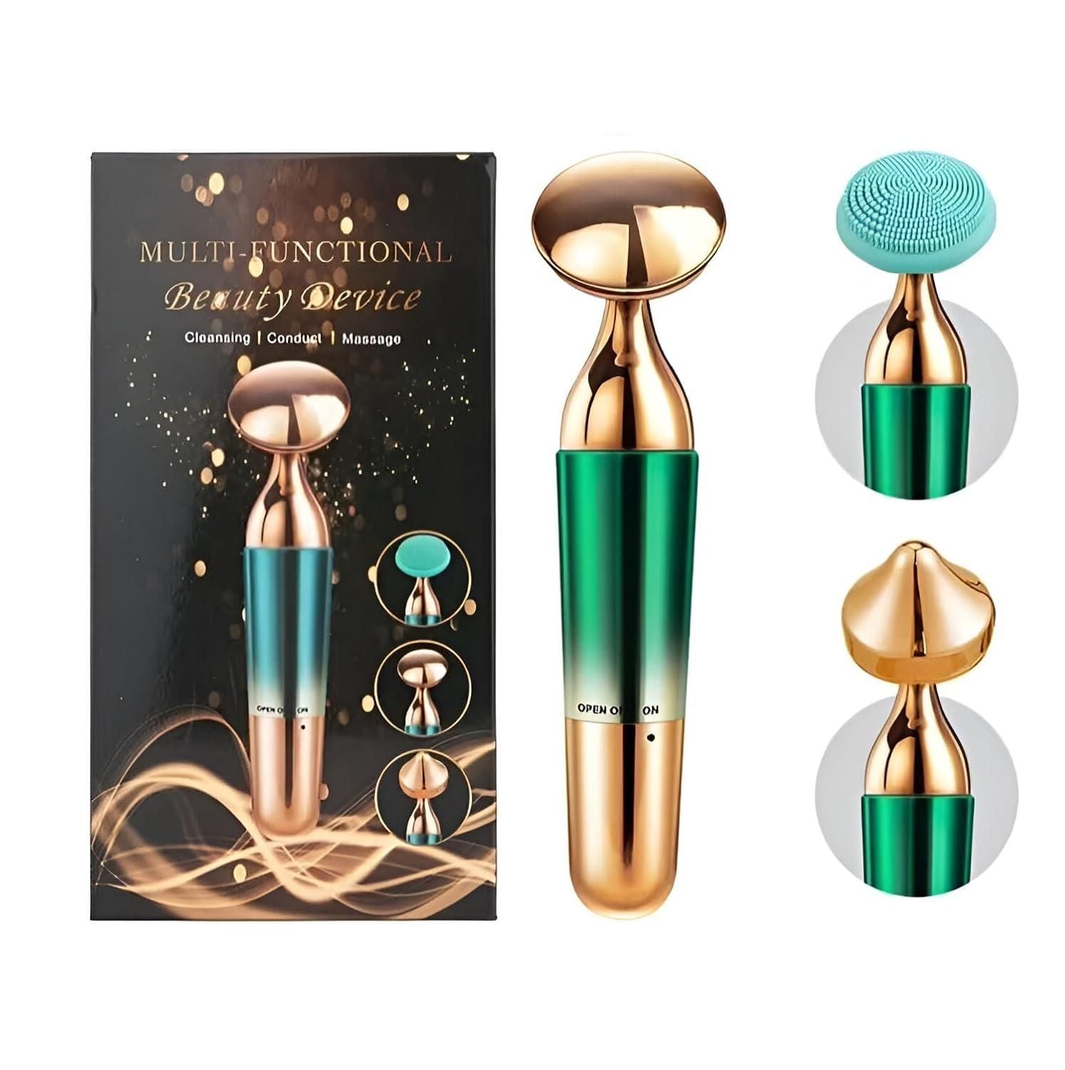 3-in-1 Electric Massager for Face, Neck & Eyes – Lifting & Relaxing Tool