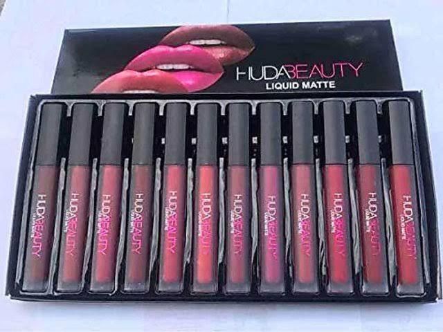 Huda Beauty Matte Finishing Lipstick ( Pack of 12 )