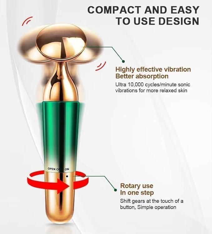 3-in-1 Electric Massager for Face, Neck & Eyes – Lifting & Relaxing Tool