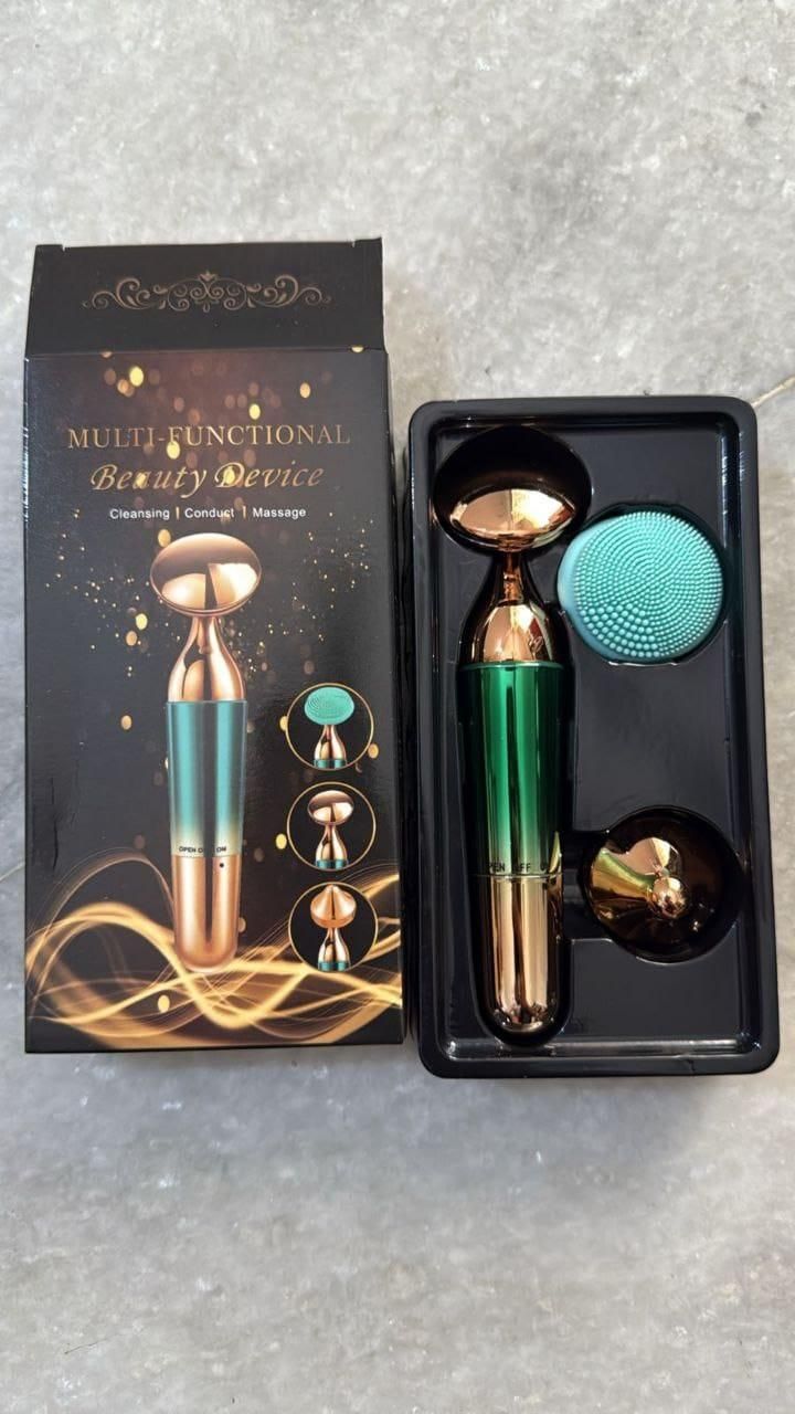 3-in-1 Electric Massager for Face, Neck & Eyes – Lifting & Relaxing Tool