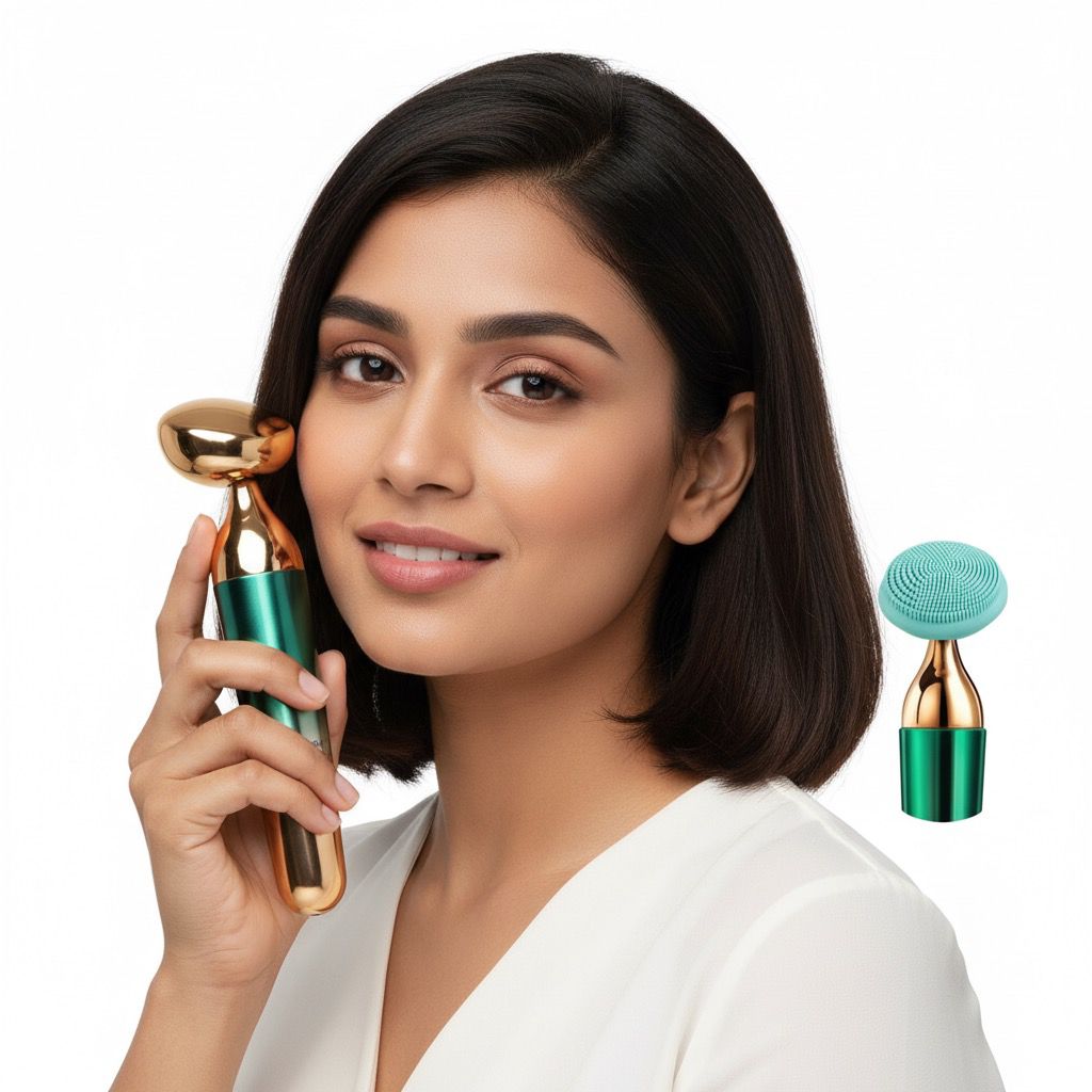 3-in-1 Electric Massager for Face, Neck & Eyes – Lifting & Relaxing Tool