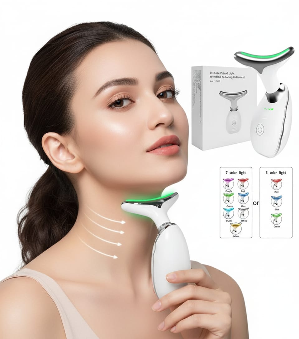 3-in-1 Neck & Face Firming Tool for Wrinkle Reduction and Skin Tightening