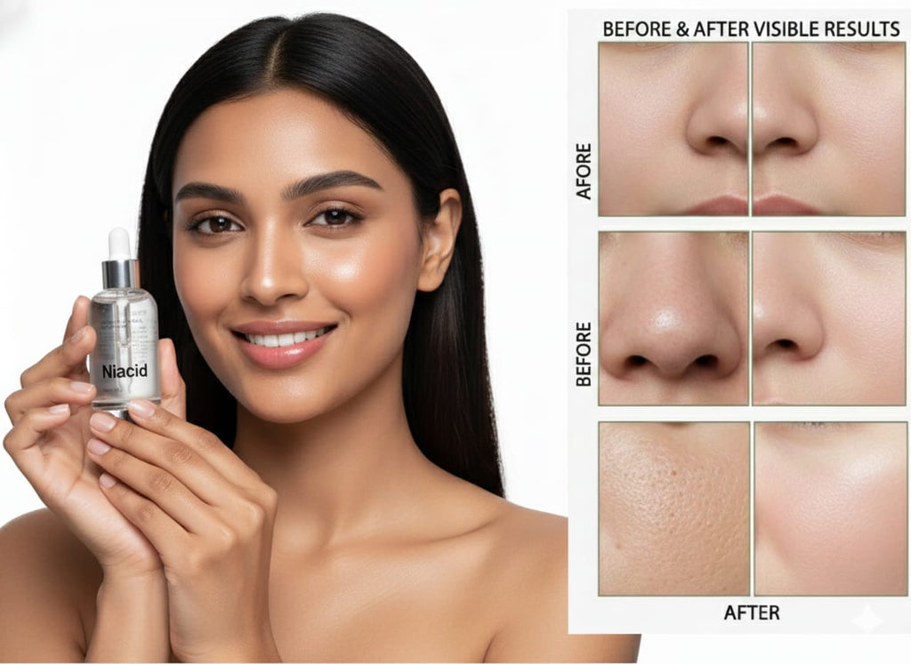 Buy 1 Get 1 – Niacid Face Serum for Glowing Skin (30ml Each)